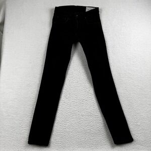 Rag & Bone Jean Men 30 Black Denim Authentic Stretch Extra Slim Fit 1 Skinny Leg